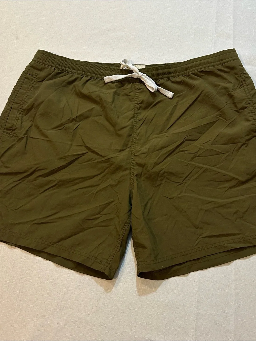 Jack Wills Olive Green Mesh Lined Swim Trunks Men’s XL